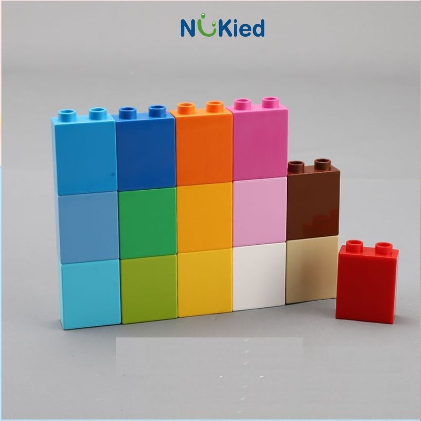 PK Lắp Ráp Xếp Hình Nhựa ABS Đồ Chơi Thông Minh Cho Bé - Mảnh Ghép Lớn Chắc Chắn - Nukied VN