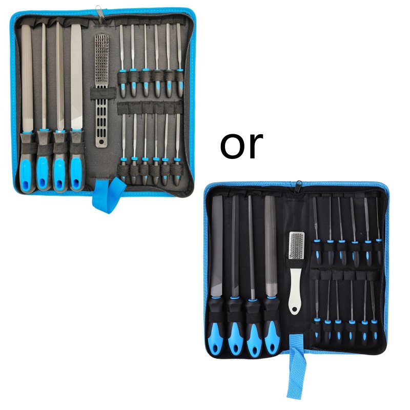 Bộ 17 Món Dụng Cụ Mài Bằng Hợp Kim Thép Kèm Hộp Đựng T12