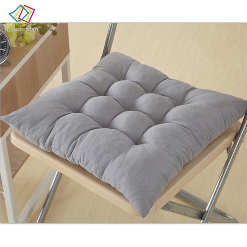 Đệm lót ghế ngồi mềm mại đàn hồi bằng polyester kích thước 41x41cm dùng trong nhà bếp/văn phòng