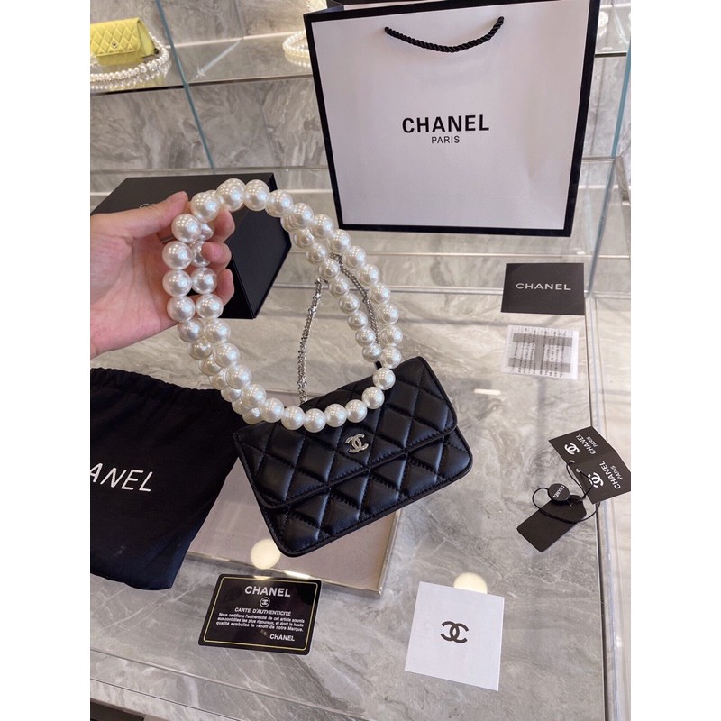 Túi Chánel chất da thật sz 17 Hàng Supper order trung