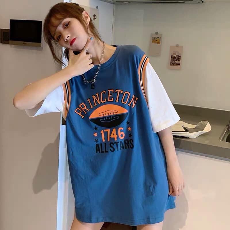 Áo Thun Phối Tay Cham - Áo thun tay lỡ form rộng Unisex 38-65kg Nam Nữ  [VIDEO+ẢNH THẬT]