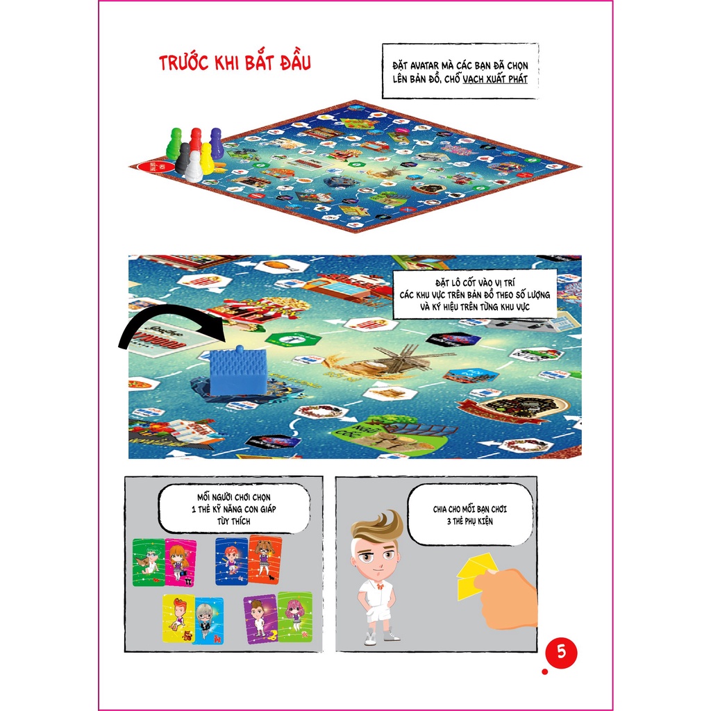 Boardgame 12 Chòm Sao – Phiên bản 12 Con Giáp - dễ chơi cho cả trẻ em và người lớn từ 4 - 7 người [Chính hãng AAA-LHT]