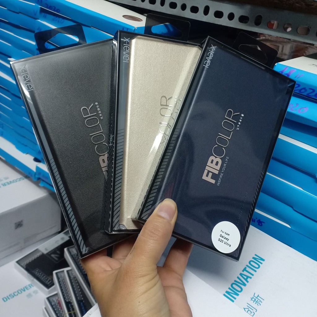 Bao da Samsung Galaxy S20 ULTRA cao cấp FIB khay dẻo tuyệt đẹp