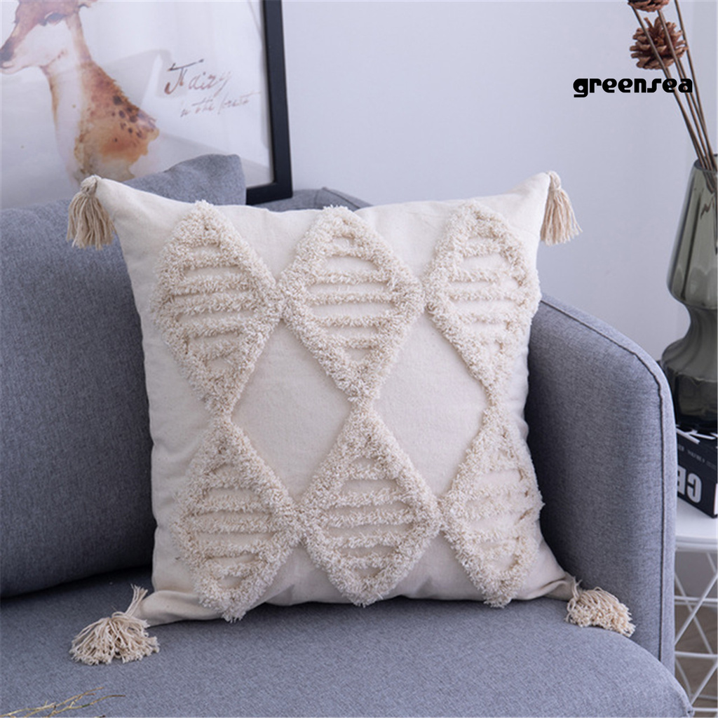 Vỏ Bọc Gối Sofa Trang Trí Họa Tiết Giáng Sinh Đơn Giản Handmade