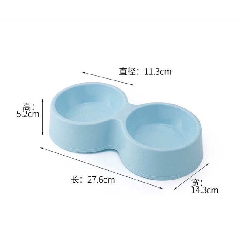 ( Nhiều mẫu)  Bát ăn đôi cho thú cưng
