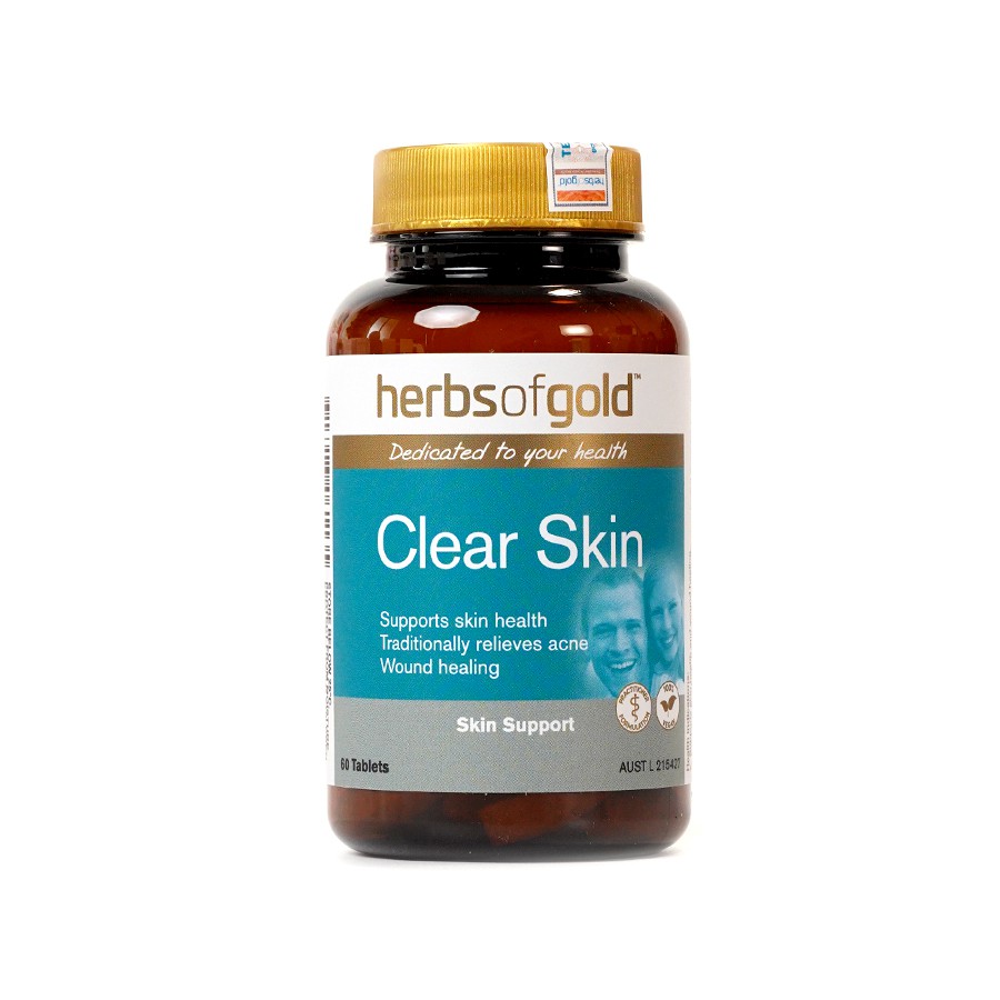 Viên Uống Thải Độc Da Herbs Of Gold Clear Skin Hỗ Trợ Giảm Mụn 60 Viên | BigBuy360 - bigbuy360.vn