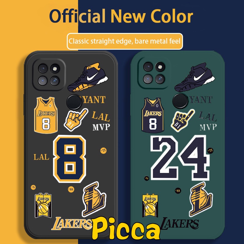 Ốp điện thoại mềm họa tiết Nba Lakers Kobe thích hợp cho Iphone 11 13 12 Pro Max 7Plus 8Plus Xr XS X 6s 6 plus