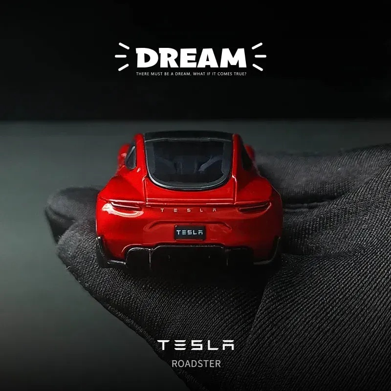 Mô Hình Xe Hơi tesla roadster/ model 3 Tỉ Lệ 1:64