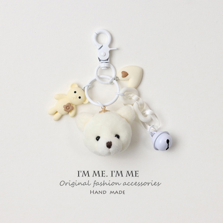 Mới Móc Khóa Hình Gấu Bông Đáng Yêu Cho Bé Gái