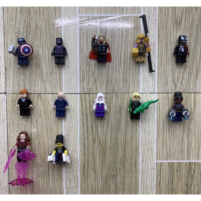 Lego minifigures nhân vật siêu anh hùng marvel hàng chính hãng