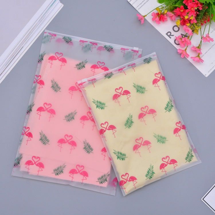 Ziplock Matte Trong Suốt Chống Thấm Nước Quần Áo Túi Bảo Quản Du Lịch Dày Đóng Gói Ziplock Seal Tron