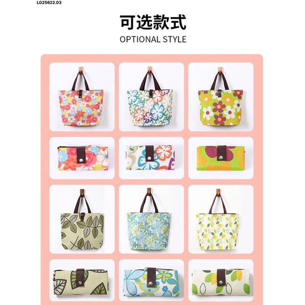 Túi Gấp Gọn Nhiều Màu Sắc Tiện Lợi