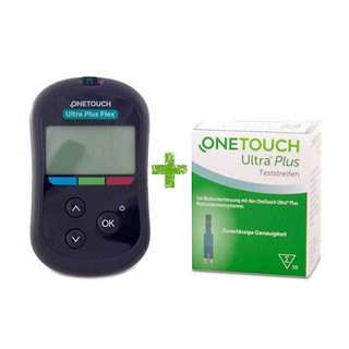 Máy thử đường huyết Onetouch Ultra Plus Flex +25 que +10 kim
