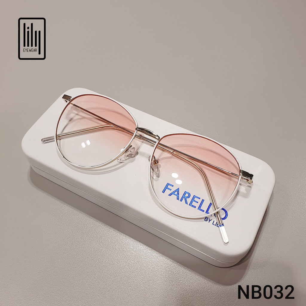 Kính mát nam nữ mắt tròn phụ kiện thời trang Lilyeyewear 032