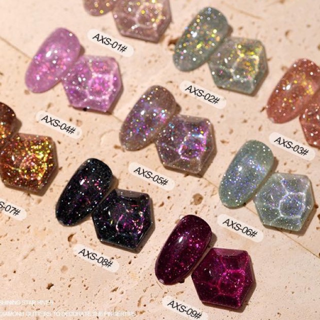 Sơn gel AS chai đỏ mã AXS dung tích 15ml