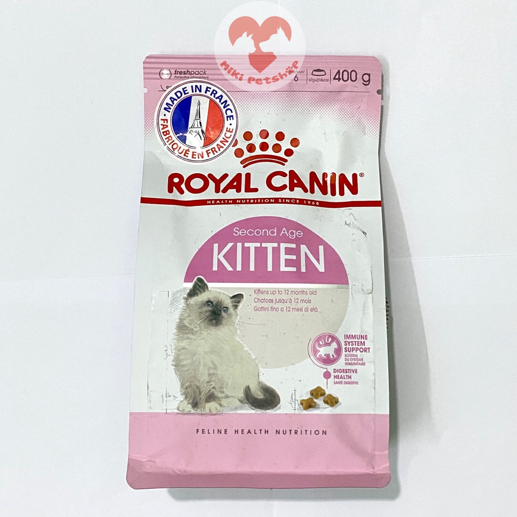Thức Ăn Cho Mèo Con Hạt Royal Canin Kitten Cao Cấp 400G - Miki Petshop