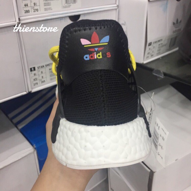 [Adidas giày]Giày Adidas NMD Human Race Giày Nmd Human Race Đen vàng Giày NMD Human Black Yellow ?