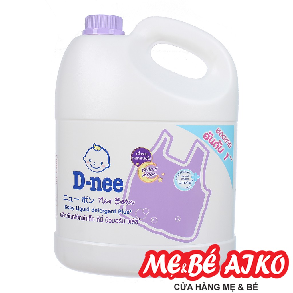 [Chính Hãng Đại Thịnh] Nước giặt xả Dnee Thái Lan 3000ml màu tím