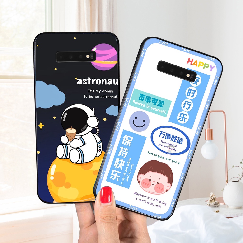 Ốp lưng Samsung S10 / S10 PLUS / S10 5G in hình 3D GẤU cute be@r, soda, happy day cực hot ,thời thượng