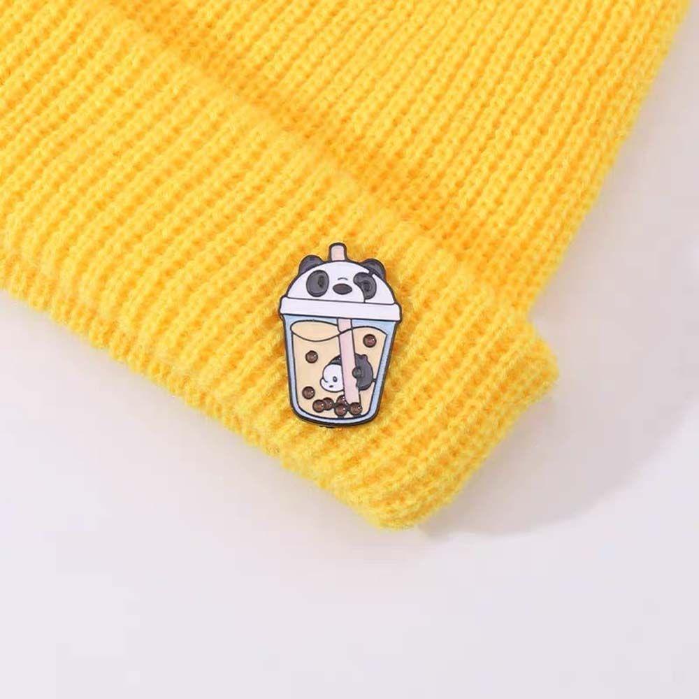 Mocho Ghim Cài Áo Hình We Bare Bears / Trà Sữa Tinh Tế