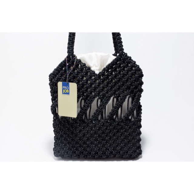 Macrame bag street style