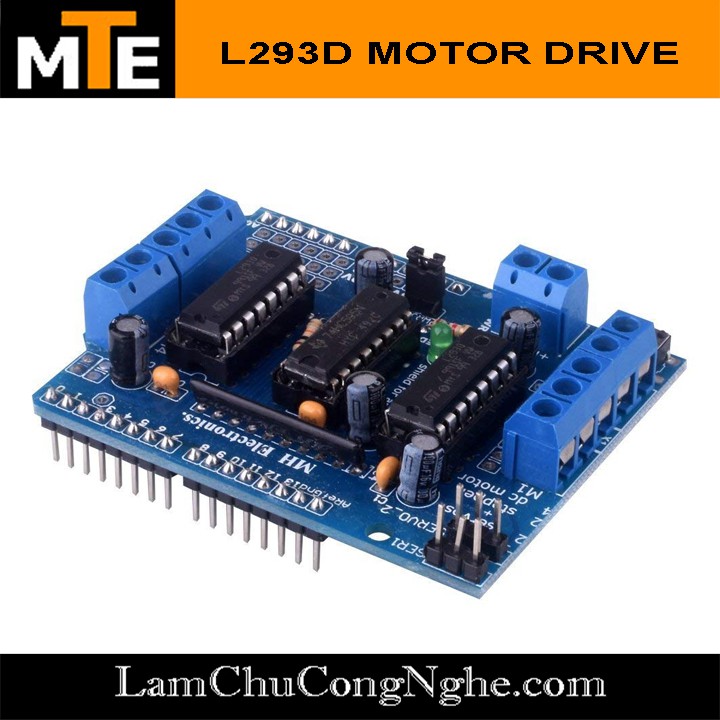 Module Điều Khiển Động Cơ Arduino motor shield L293D