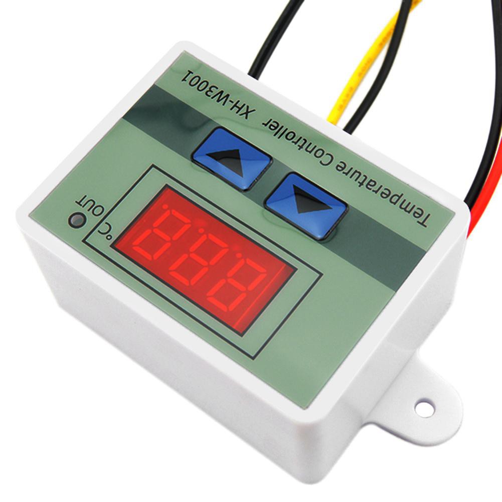 [Chất lượng cao] Công tắc điều khiển nhiệt độ kỹ thuật số LED 10A 10A + Cảm biến NTC
