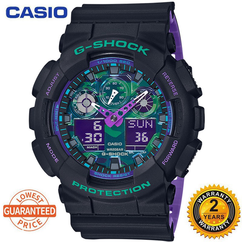 Anlp operaHot sale】casio G-Shock ga100 men women sports quartz watch GA-10022