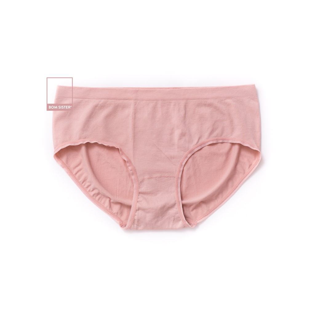 [Mã FAMALLT5 giảm 15% đơn 150k] Quần lót cotton pha màu trơn lưng vừa BOM SISTER Q1102 | BigBuy360 - bigbuy360.vn