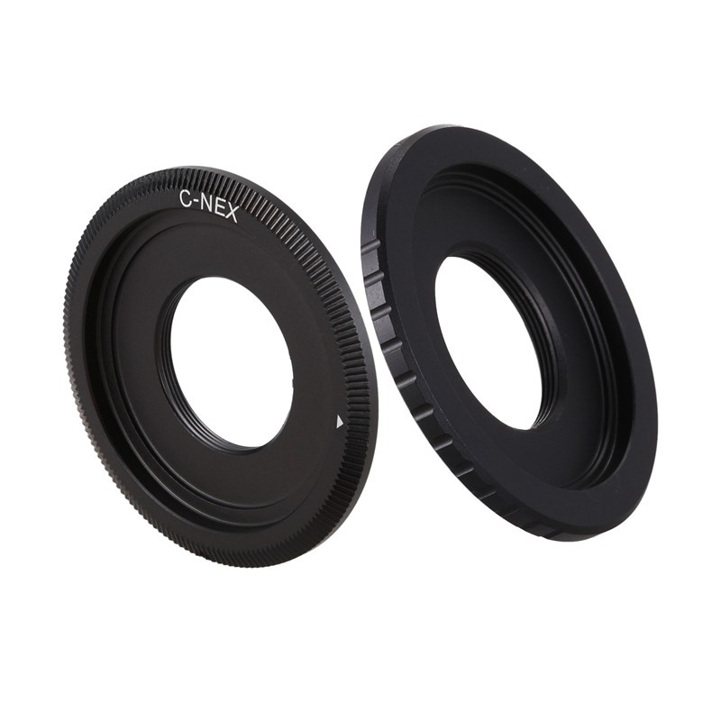 2Pcs Camera C Mount Lens:1Pcs for Fujifilm X Mount X-Pro1 X-E2 X-M1 & 1Pcs for SONY NEX-5 NEX-3 NEX5 NEX-C3 NEX-VG10
