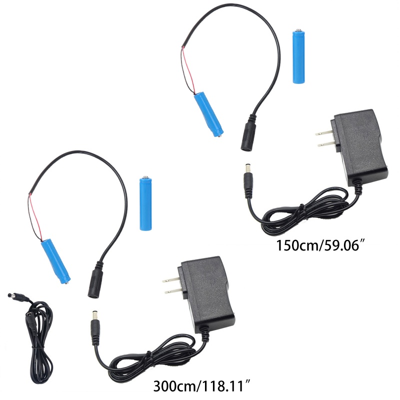 Dây Cáp Nguồn Điện Đầu Vào 100-240V Cho Pin AAA LR3 AM4 2 AAA 3V Có Thể Tái Sử Dụng