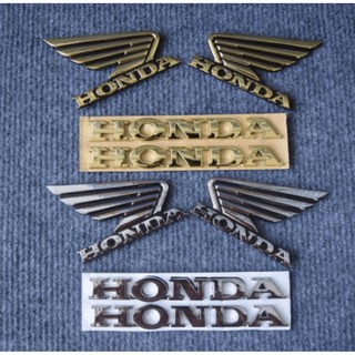 [HÀNG MỚI]COMBO DECAL LOGO CHỮ NỔI BỘ CÁNH CHIM VÀ HONDA TRANG TRÍ XE SIÊU ĐẸP