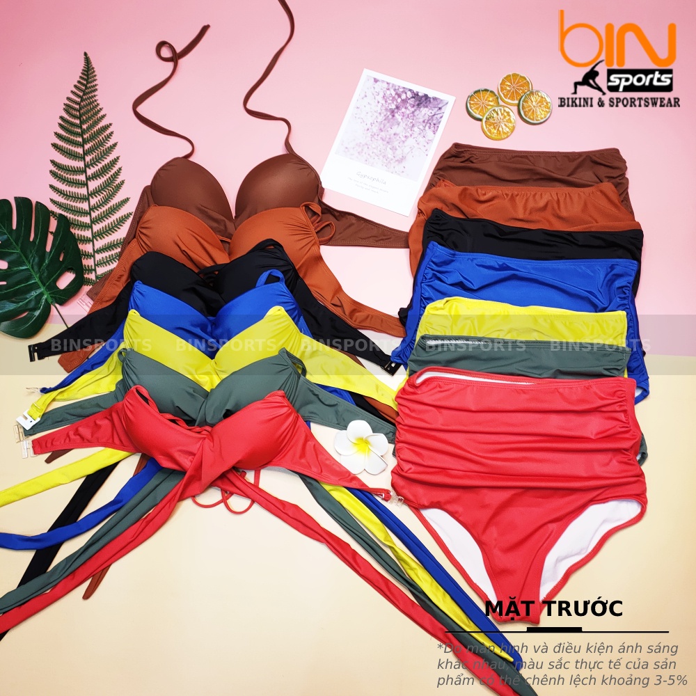 Bikini Nữ Hai Mảnh Cạp Cao Freesize Bin Sports BHV019