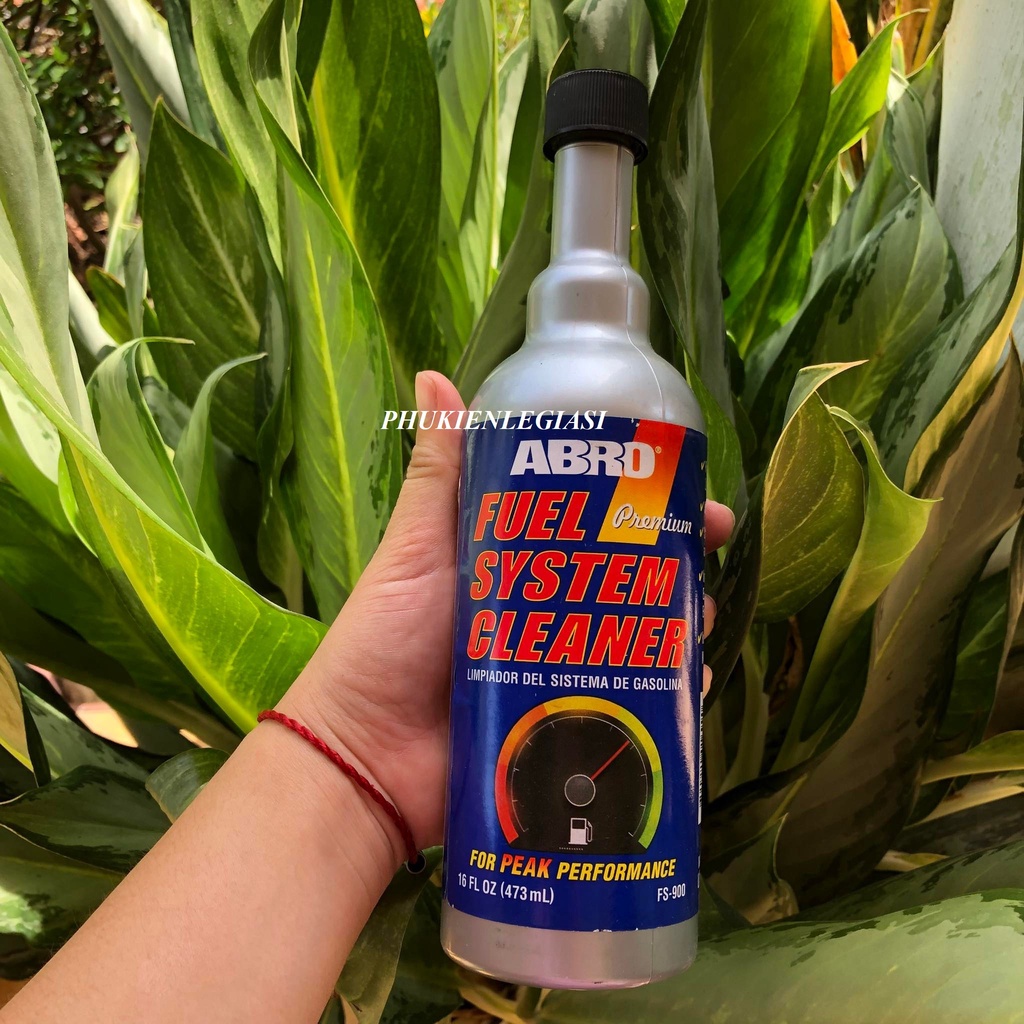 Súc Béc Xăng ABRO FUEL SYSTEM CLEANER 473ml xe oto
