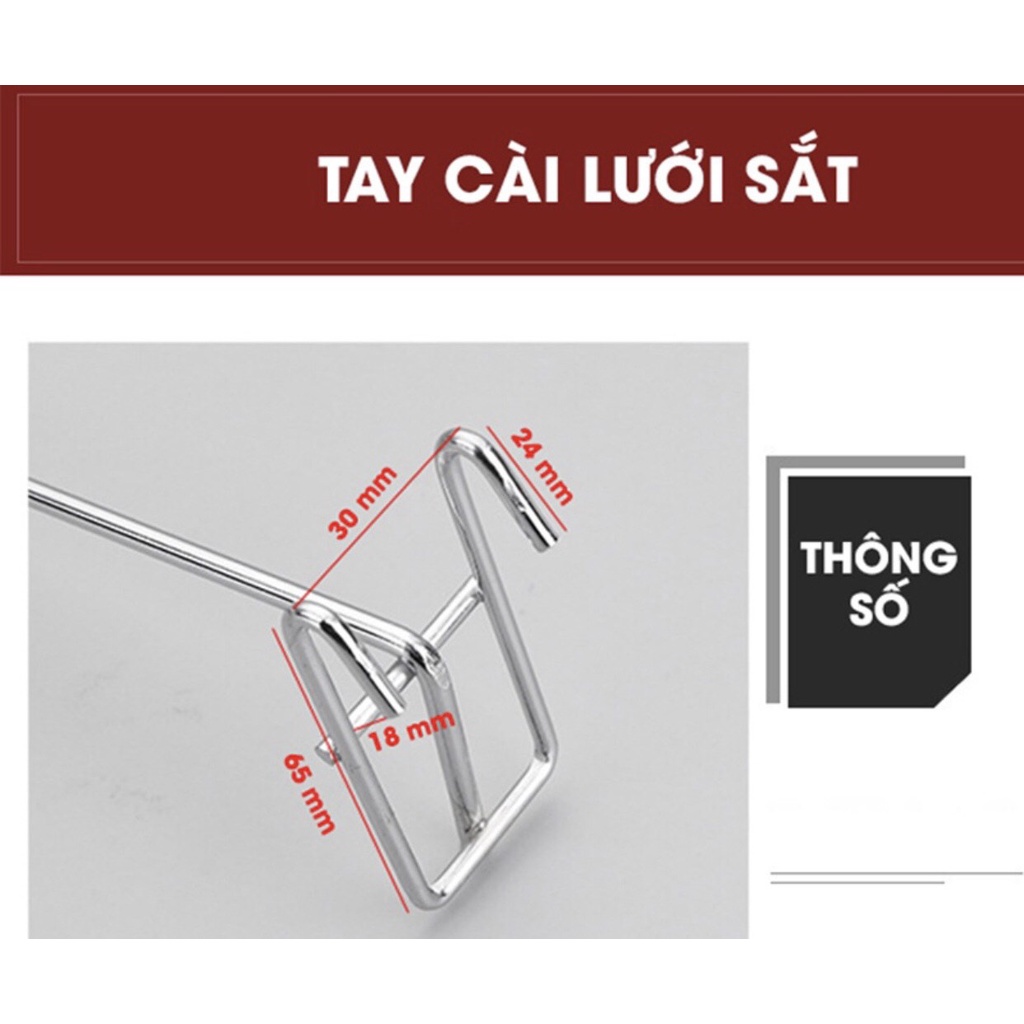 móc sắt cài lưới inox đa năng treo phụ kiện điện thoại, decor thời trang,...