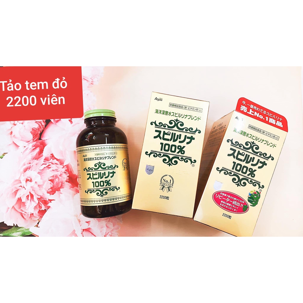 Viên uống tảo xoắn Algae Spirulina Nhật Bản hỗ trợ tăng cường sức khoẻ, chống lão hoá - PHUONGTHAO.JPSHOP