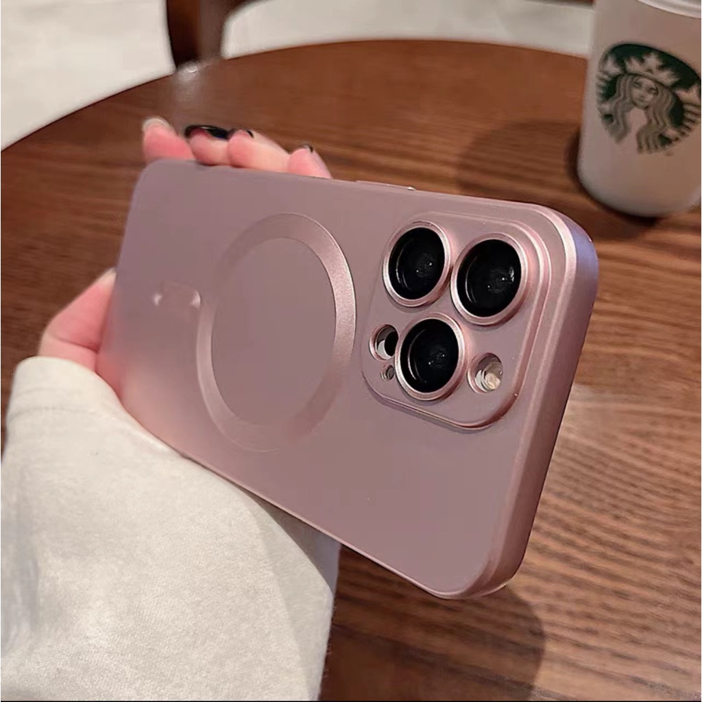 【Matte Soft case/Black】Ốp Điện Thoại Mềm Mặt Nhám Kèm Phim Bảo Vệ lens Cho compatible for iPhone 12 13 14 pro max