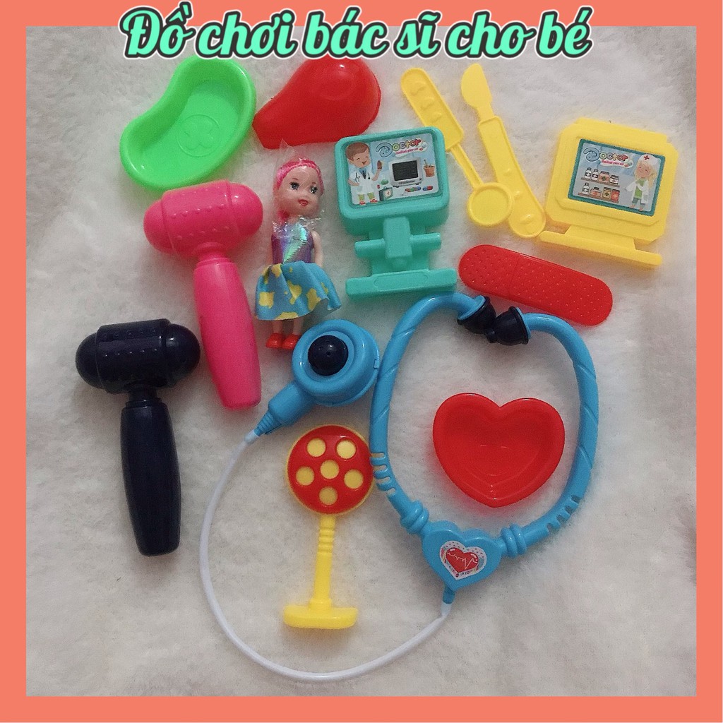 [Giá sốc] Bộ đồ chơi bác sĩ gồm các dụng cụ ta tế cho bé phát triển khả năng tư duy sáng tạo
