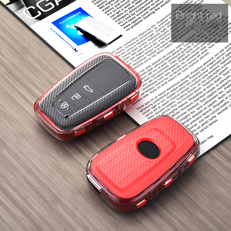 Vỏ bảo vệ chìa khóa 2 3 4 nút cho xe hơi Toyota Altis 2022 Camry Corolla Cross Altis Chr C-Hr Prius Prado 2016- 2018