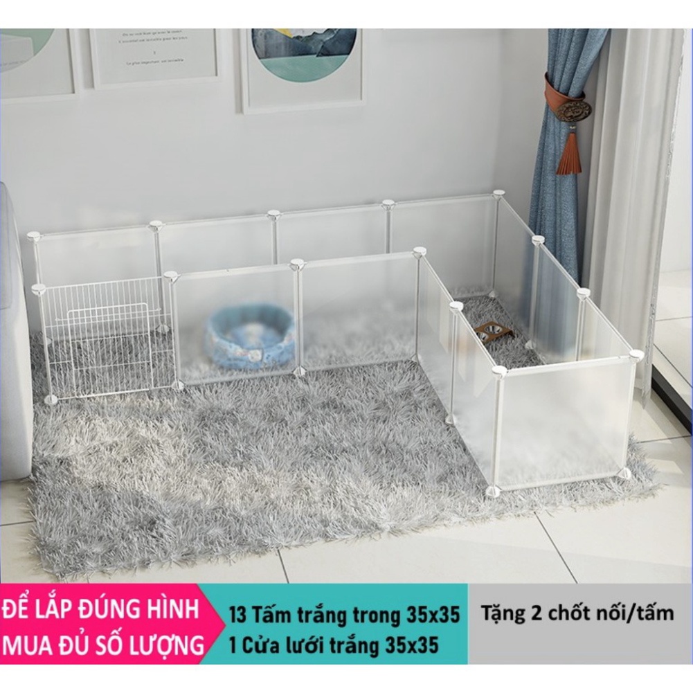 BÁN LẺ TẤM NHỰA GHÉP TỦ, QUÂY CHUỒNG CHÓ, MÈO ĐA NĂNG, ĐỦ MÀU SẮC, 30x30, 40x30, 35x35 và 45x35cm (tặng 2 chốt/tấm)