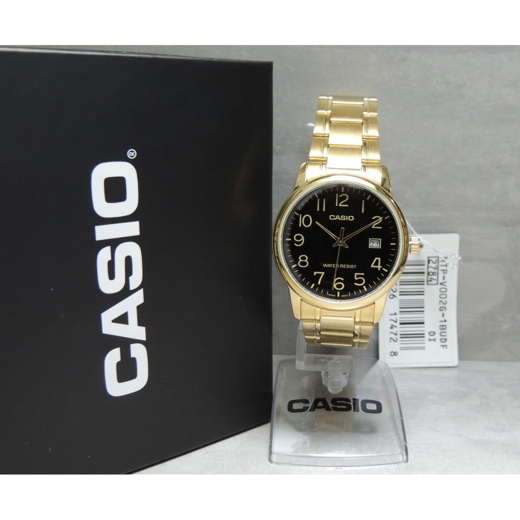 Đồng hồ nam dây kim loại Casio Anh Khuê MTP-V002G-1BUDF
