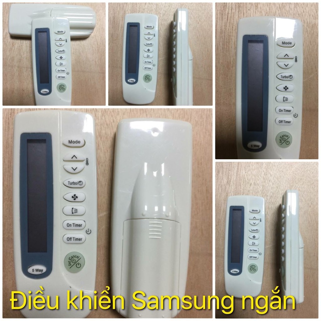 Remote điều khiển điều hòa máy lạnh samsung loại nhỏ ngắn