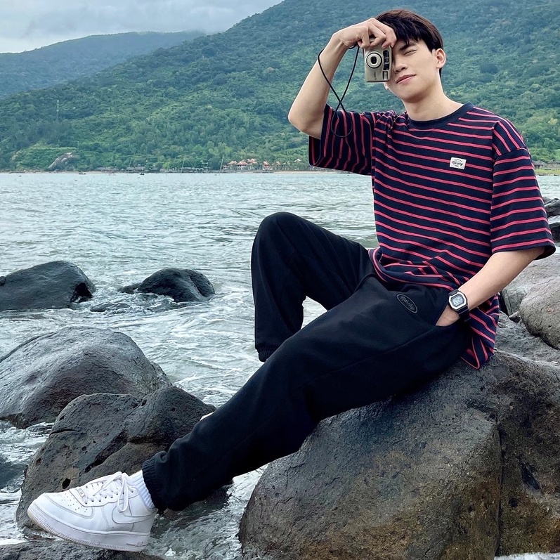 MARCHY - Basic Striped Tee - Áo thun kẻ sọc