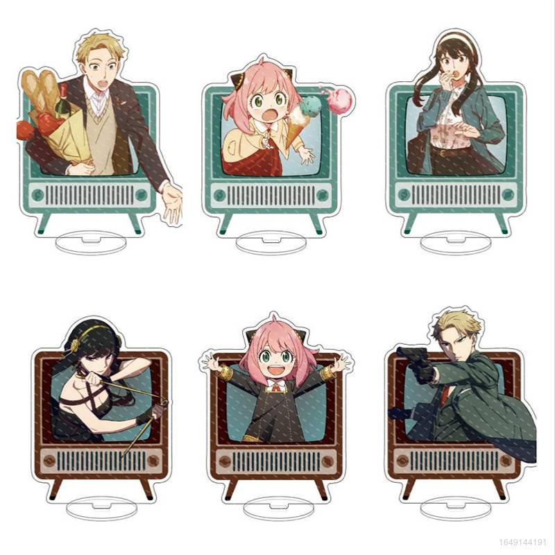 Giá Đỡ Dĩa Hình Nhân Vật Anya Yor Trong Anime SPYxFAMILY Trang Trí Nhà Cửa