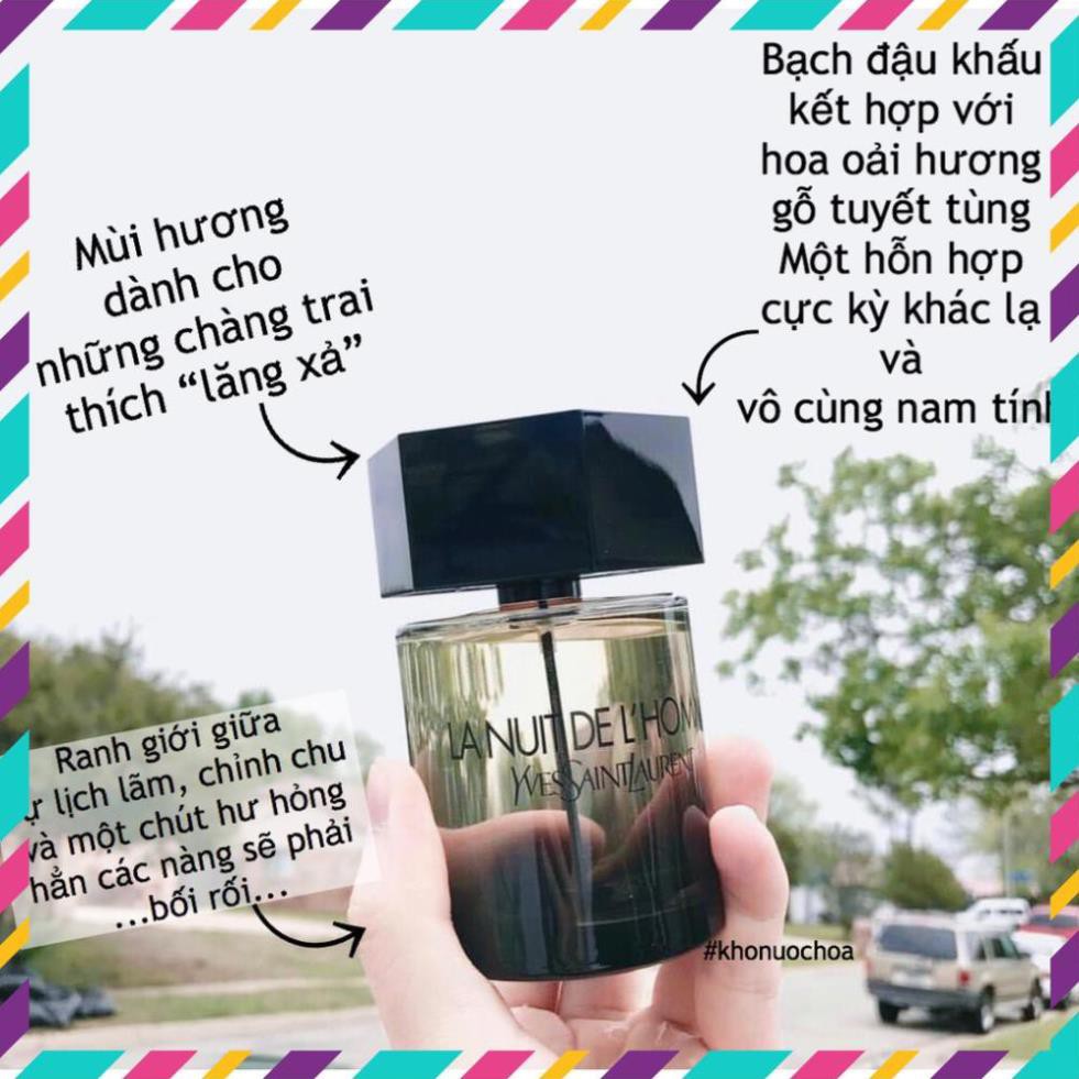 [𝐅𝐞𝐦𝐦𝐢𝐞💝] Nước hoa dùng thử YSL La Nuit 5ml/10ml/20ml 🍓HOT🍓 | BigBuy360 - bigbuy360.vn