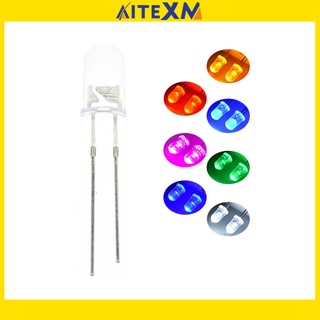 Set 10 bóng đèn led nhiều màu 3mm 5mm f5mm