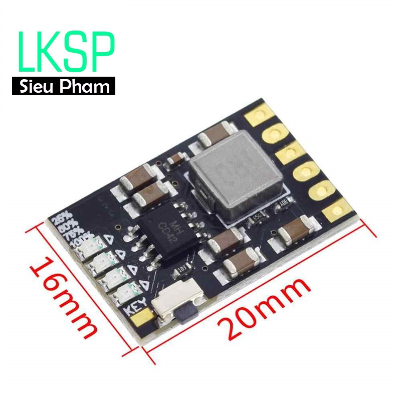 Mạch Sạc Pin Lithium Và Cấp Nguồn DC 5V 2.1A MH-CD42