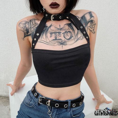 Áo croptop không tay thời trang quyến rũ cho nữ