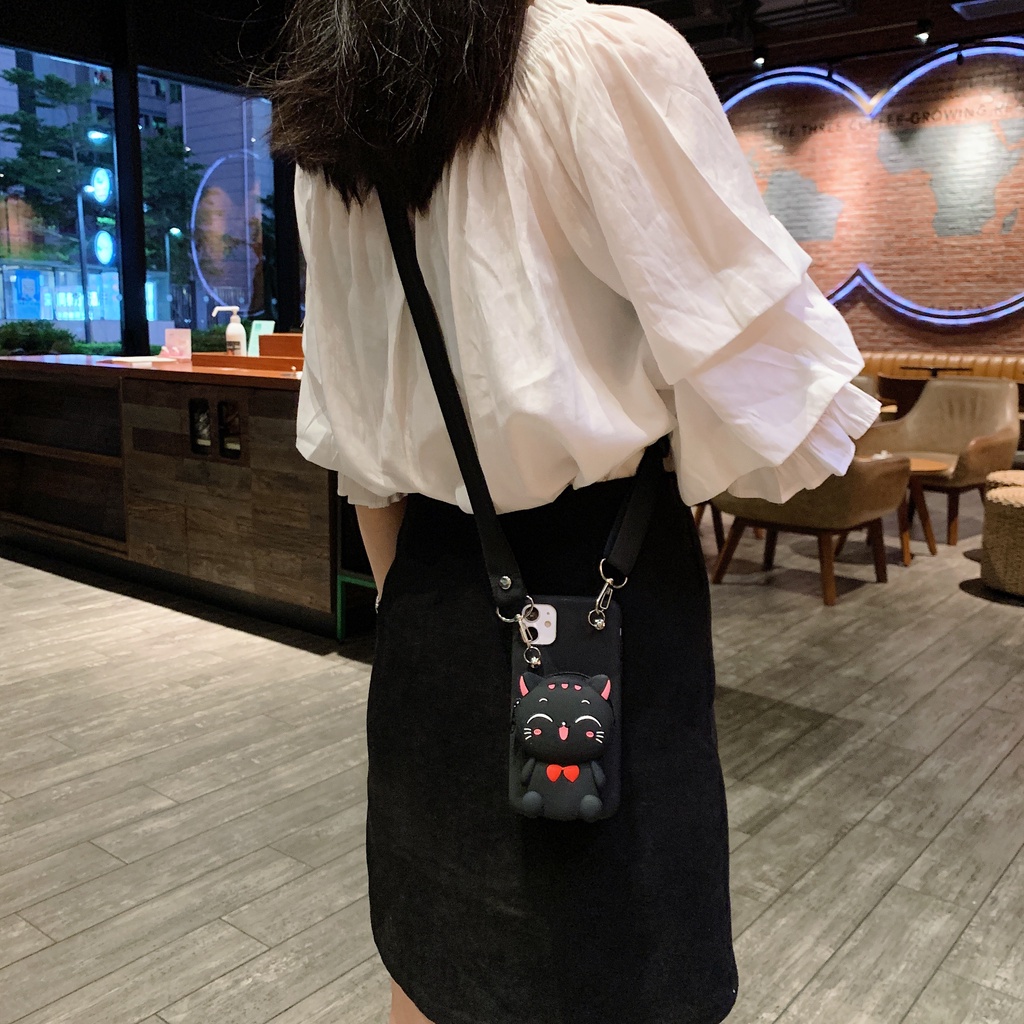 Ốp Điện Thoại Họa Tiết Mèo May Mắn Cho Iphone 13 Pro Max 12 Mini 11 X Xs Max Xr 5s 5 5se 2020 6 S 7 8 Plus