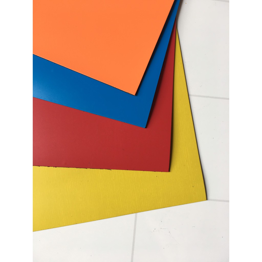 A4 nam châm dẻo, nam châm lá đa màu sắc dày 0.5mm